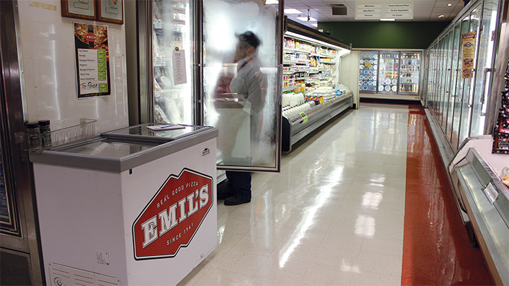 X-Coat nano on a grocery floor down the dairy aisle