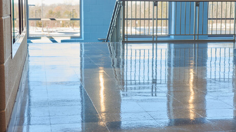 G2 Finish on floor heading to stairs