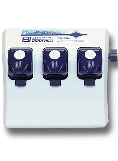 EMax Triple Button Dispenser