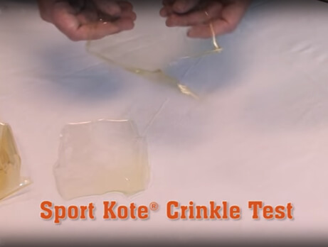 Sport Kote Crinkle Test