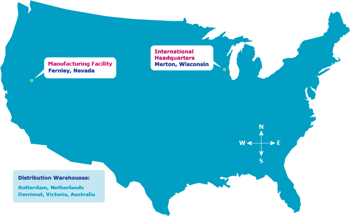 Essential Industries Locations on a US Map