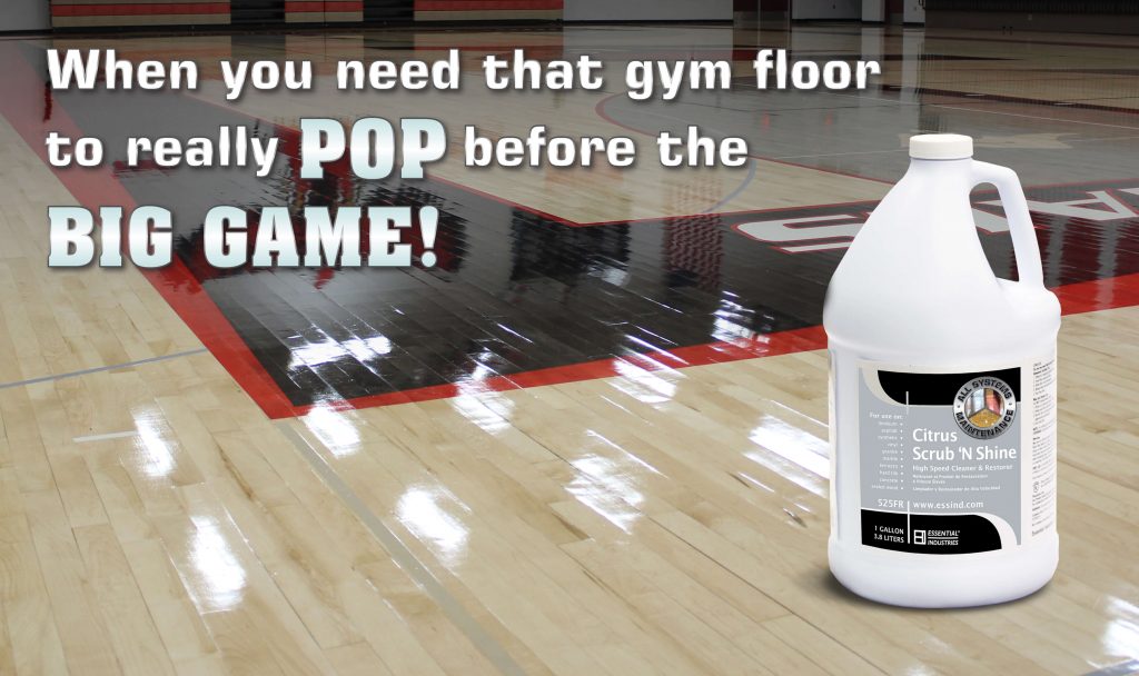 When you need that gym floor to really pop before that big game!