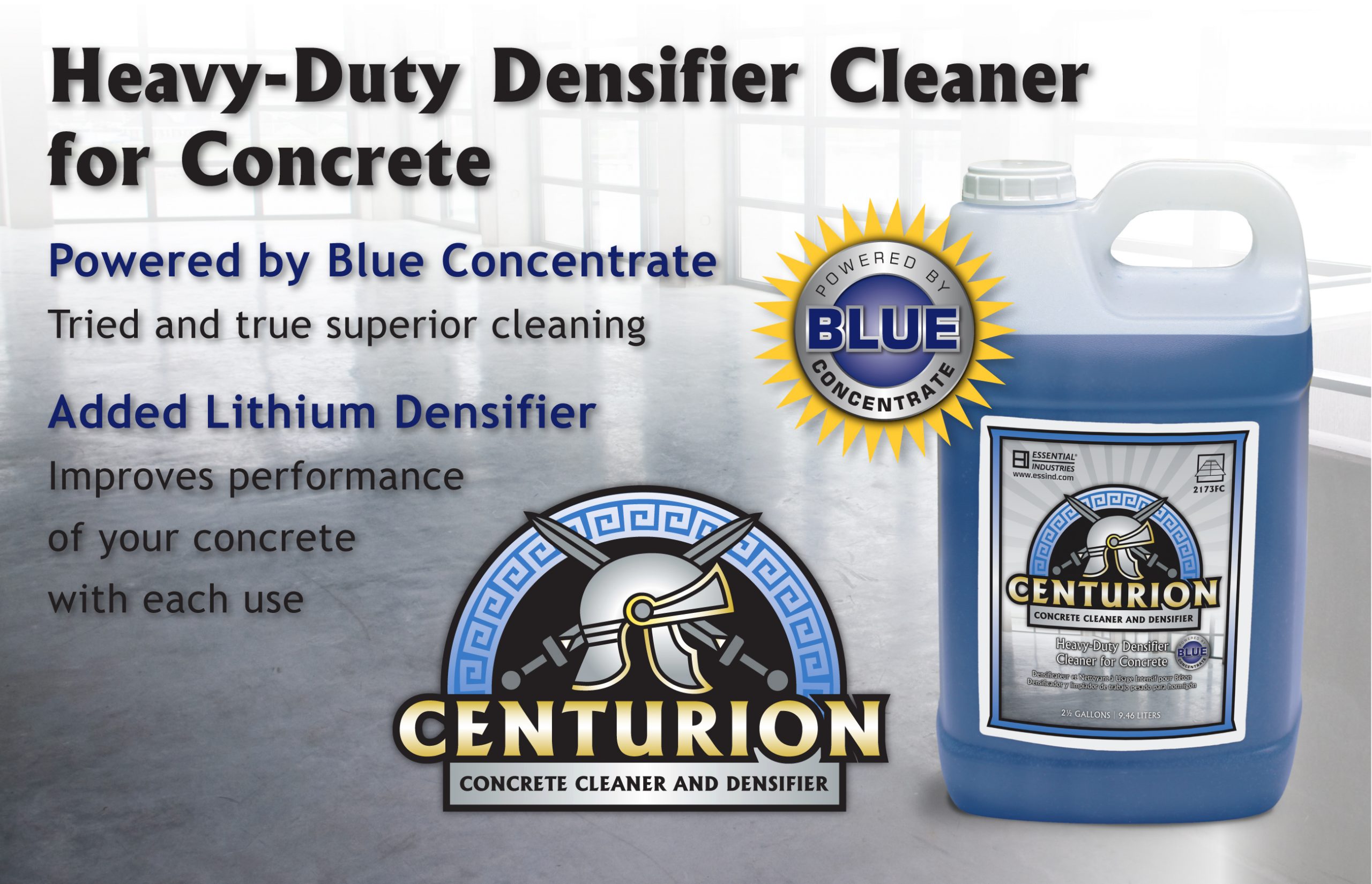 CENTURION, Heavy-Duty Densifier Cleaner for Concrete
