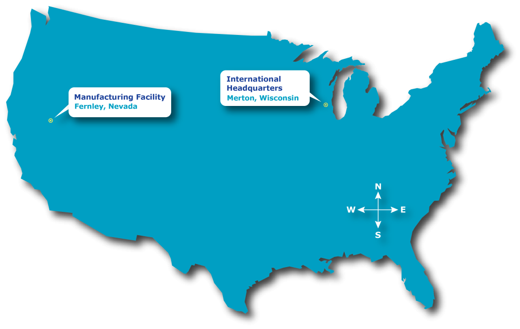 Essential Industries Locations on a US Map